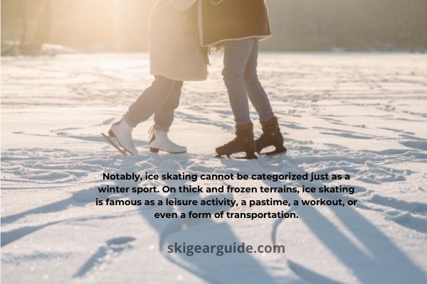 does ice skating help to skiers?